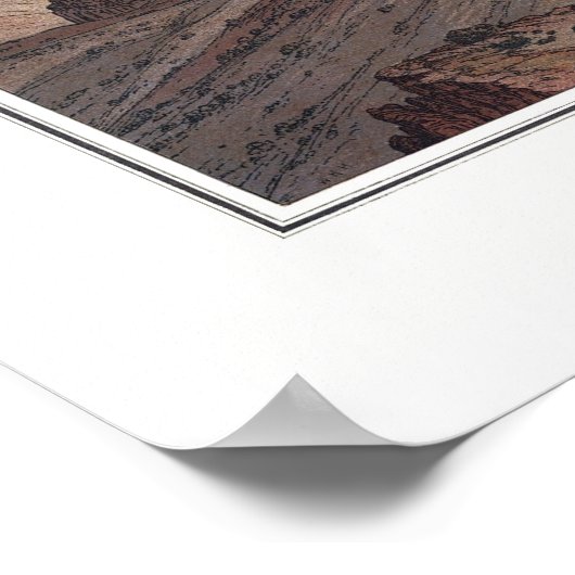 Grand Canyon van Pt. Sublime van Dutton 1882B Poster (Hoek)