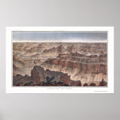 Grand Canyon van Pt. Sublime van Dutton 1882B Poster (Voorkant)
