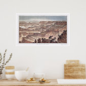 Grand Canyon van Pt. Sublime van Dutton 1882C Poster (Keuken)