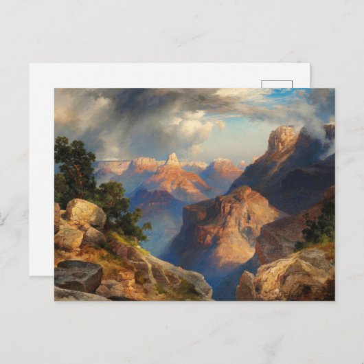 Grand Canyon van Thomas Moran Briefkaart (Voorkant / Achterkant)