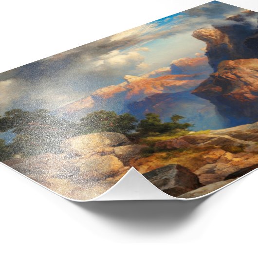 Grand Canyon van Thomas Moran Foto Afdruk (Hoek)