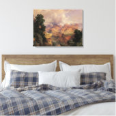 Grand Canyon van Thomas Moran, Klassiek Landschap Canvas Afdruk (Insitu (Slaapkamer))