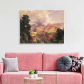 Grand Canyon van Thomas Moran, Klassiek Landschap Canvas Afdruk (Insitu (Woonkamer))