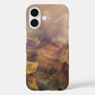 Grand Canyon van Thomas Moran, Klassiek Landschap iPhone 16 Hoesje