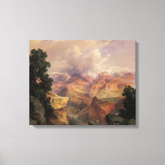 Grand Canyon van Thomas Moran, landschap Canvas Afdruk (Voorkant)