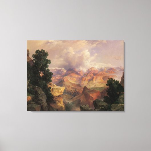 Grand Canyon van Thomas Moran,  landschap Canvas Afdruk (Voorkant)
