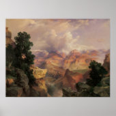 Grand Canyon van Thomas Moran,  landschap Poster (Voorkant)