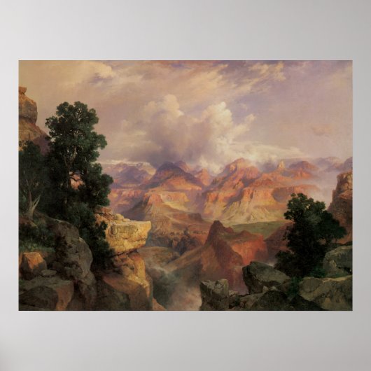 Grand Canyon van Thomas Moran,  landschap Poster (Voorkant)
