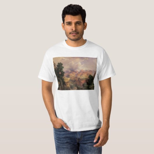 Grand Canyon van Thomas Moran, landschap T-shirt (Voorkant volledig)