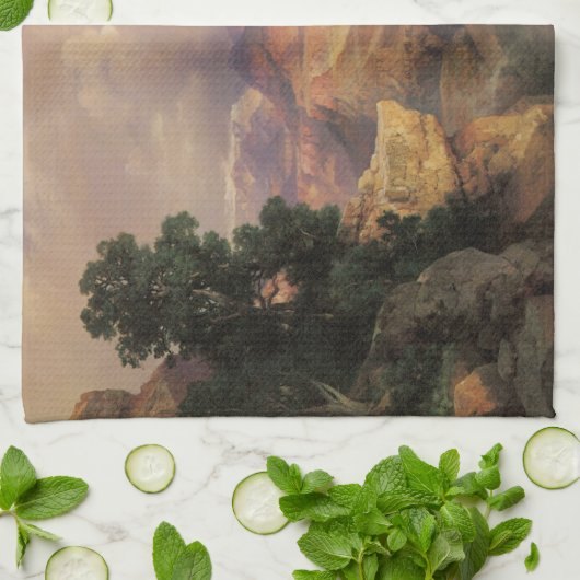 Grand Canyon van Thomas Moran, landschap Theedoek (Gevouwen)