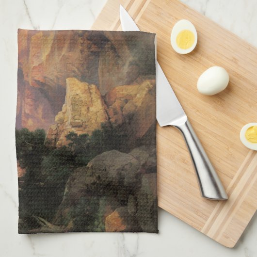 Grand Canyon van Thomas Moran,  landschap Theedoek (Quarter Fold)