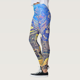 "Grand Canyon" van vrouwen in pastelLeggings. Leggings