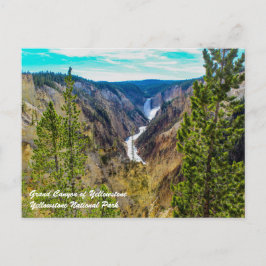 Grand Canyon van Yellowstone Briefkaart