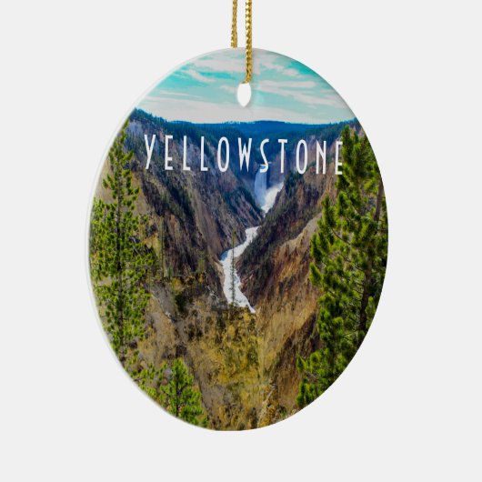 Grand Canyon van Yellowstone Keramisch Ornament (Rechts)