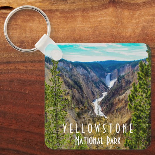 Grand Canyon van Yellowstone Sleutelhanger (Voorkant)