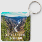 Grand Canyon van Yellowstone Sleutelhanger (Achterkant)