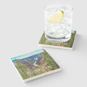 Grand Canyon van Yellowstone Stenen Onderzetter (Zijkant)