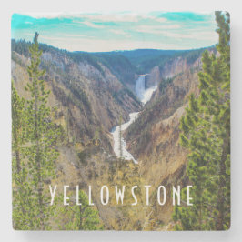 Grand Canyon van Yellowstone Stenen Onderzetter
