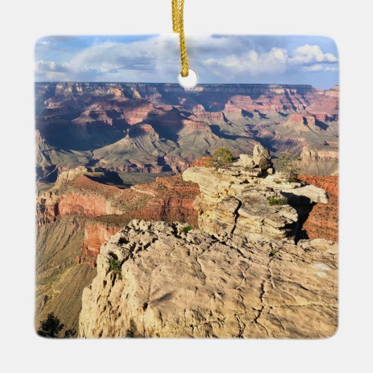 Grand Canyon Vanaf de Top Keramisch Ornament (Voorkant)