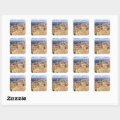 Grand Canyon Vanaf de Top Vierkante Sticker (Vel)