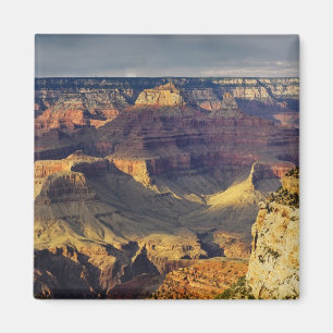 Grand Canyon vanaf de zuidelijke rand bij zonsonde Magneet