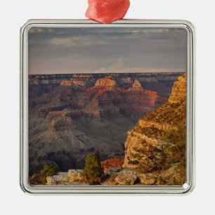 Grand Canyon vanaf de zuidelijke rand bij zonsonde Metalen Ornament