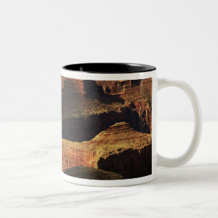 Grand Canyon vanaf de zuidelijke rand bij zonsonde Tweekleurige Koffiemok