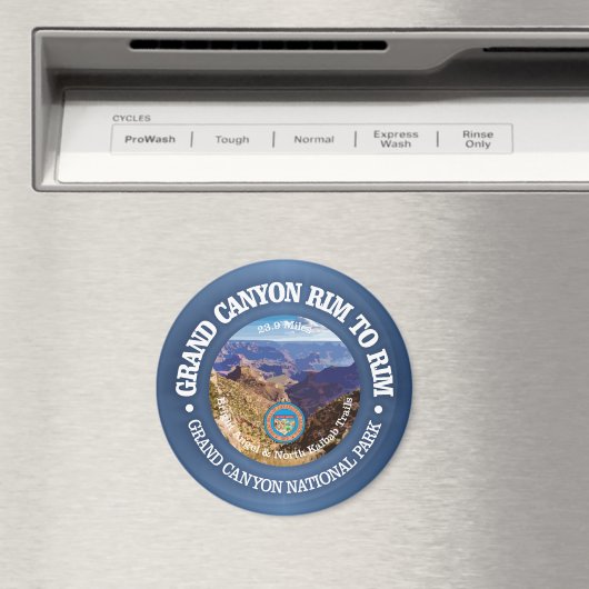 Grand Canyon velg naar velg (rood) Magneet (Insitu (Vaatwasser))