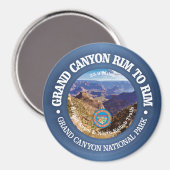 Grand Canyon velg naar velg (rood) Magneet (Voorkant / Achterkant)