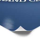 Grand Canyon velg naar velg (rood) Perfect Poster (Hoek)