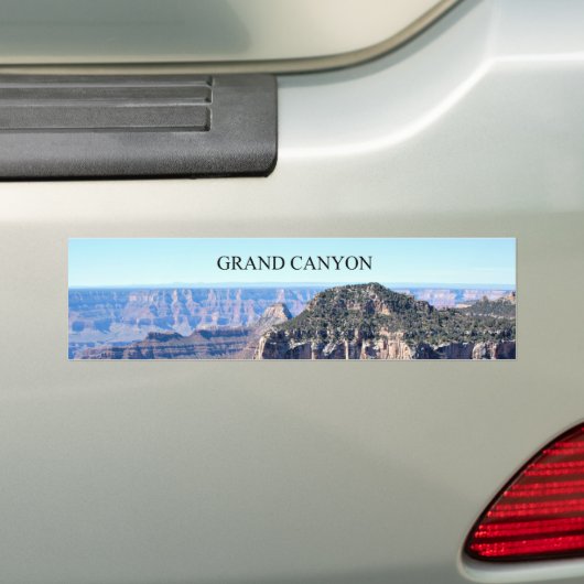 Grand Canyon; verbluffend Uitzicht Bumpersticker (Op auto)