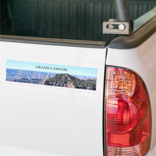 Grand Canyon; verbluffend Uitzicht Bumpersticker (Op Truck)