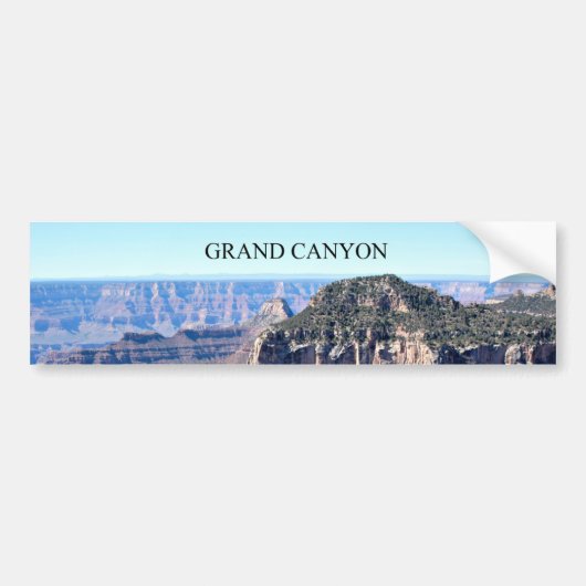 Grand Canyon; verbluffend Uitzicht Bumpersticker (Voorkant)