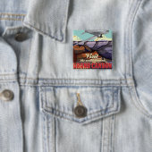 Grand Canyon Vierkante Button 5,1 Cm (In situ)