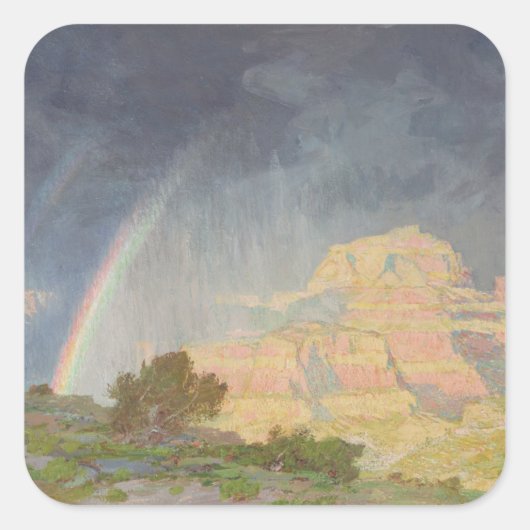 Grand Canyon Vierkante Sticker (Voorkant)
