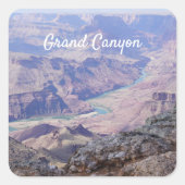 Grand Canyon Vierkante Sticker (Voorkant)