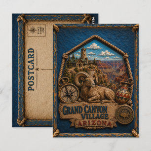 Grand Canyon Village Arizona Ansichtkaart Vintage Briefkaart