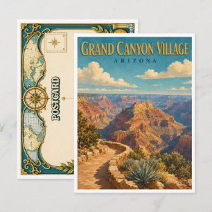 Grand Canyon Village Arizona Grand Canyon GeoSaga Briefkaart