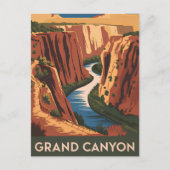 Grand Canyon vintage Briefkaart (Voorkant)