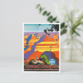 Grand Canyon vintage-briefkaart Briefkaart (Staand voorkant)