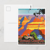 Grand Canyon vintage-briefkaart Briefkaart (Voorkant / Achterkant)