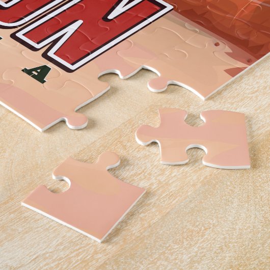 Grand Canyon vintage. Legpuzzel (Zijkant)