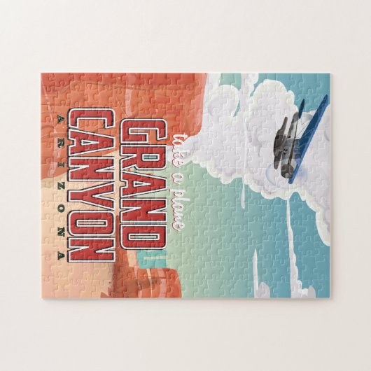 Grand Canyon vintage. Legpuzzel (Horizontaal)