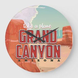 Grand Canyon vintage-poster Grote Klok