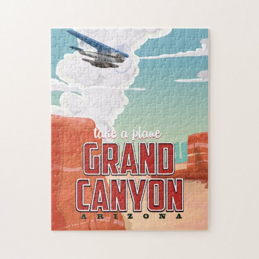 Grand Canyon vintage reis. Legpuzzel (Verticaal)