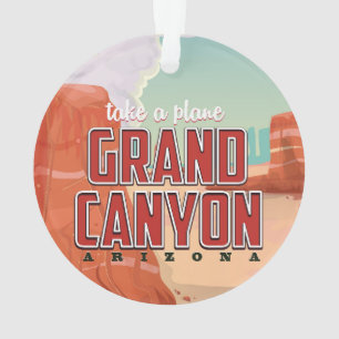 Grand Canyon vintage reisposter Ornament