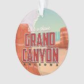 Grand Canyon vintage reisposter Ornament (voorkant)