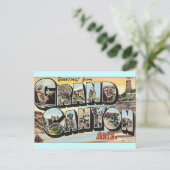 Grand Canyon Vintage Revel Briefkaart (Staand voorkant)