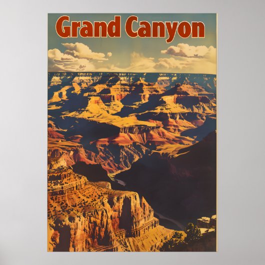Grand Canyon Vintage Revel Poster (Voorkant)