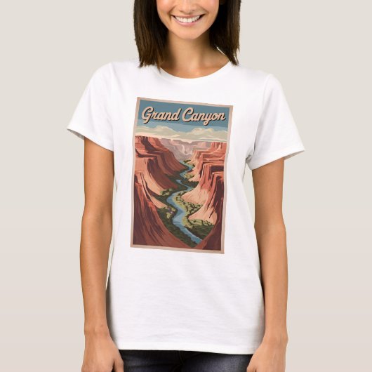 Grand Canyon vintage T-shirt (Voorkant)